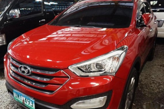 2013 Hyundai Santa Fe red for sale