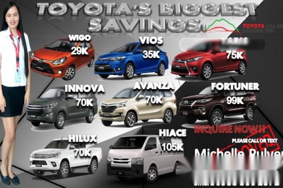 FOR SALE TOYOTA AVANZA LOW DOWNPAYMENT for sale 