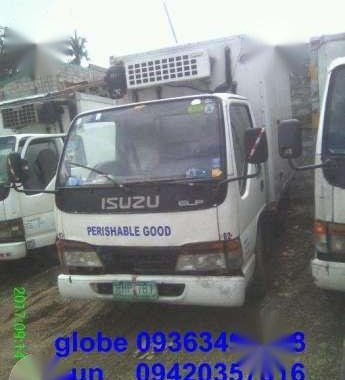 isuzu giga elf truck freezer van and 15 feet drop side