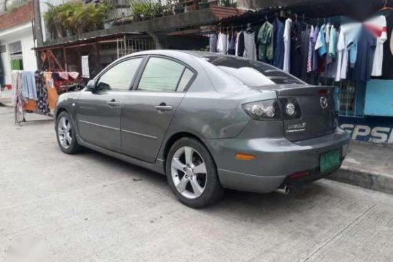 Mazda 3 2004 AT Gray Sedan For Sale 