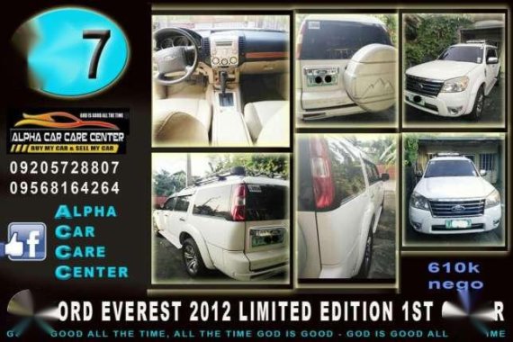 Ford Everest 2012 matic diesel 2.5 Limited Edition Rush 2013-2014-2015