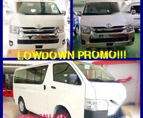 New 2017 Toyota Hiace Units All in Promo 