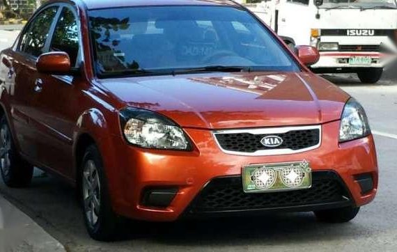 For Sale Swap Kia Rio 2011 Sunset Orange Automatic Beige interior