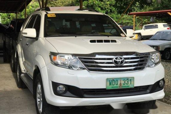 Toyota Fortuner 2013 WHITE FOR SALE