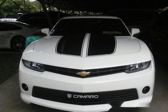 Chevrolet Camaro 2015 WHITE FOR SALE 