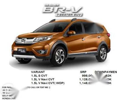 The All New Honda BRV with Low Downpayment