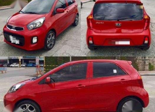 2016Red Picanto Matic KIA-