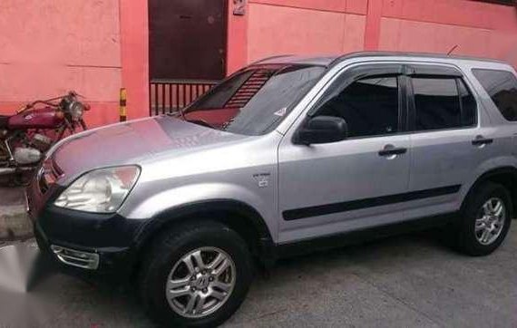 Honda CRV 2nd Gen Silver AT 2002 For Sale 
