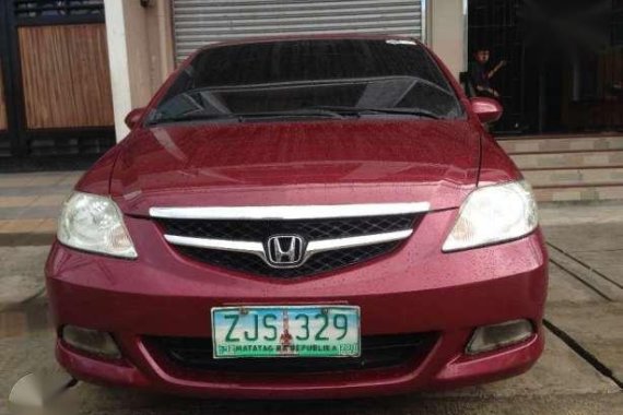 Honda City IDSI 1.3 2007 Red AT For Sale 
