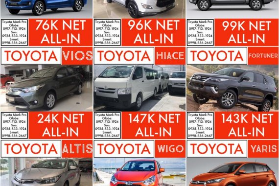 435k Net Cashout Call Now: 09258331924 Casa Sales 2019 Toyota Hiace SG LXV AT ALL IN Sale