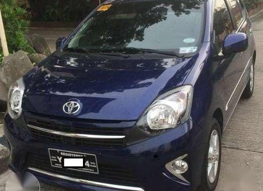 2016 Toyota Wigo G MT Blue For Sale 