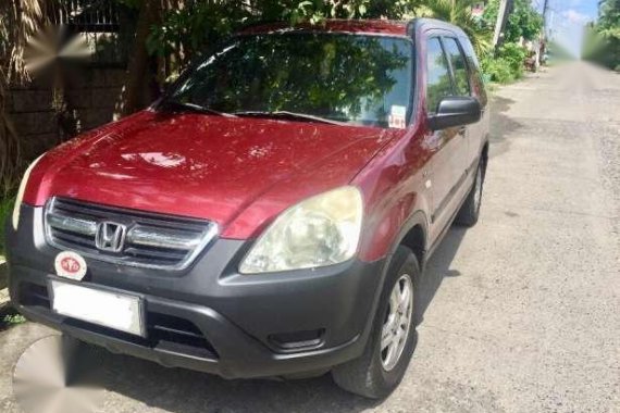 Honda Crv 2003 MT Red SUV For Sale 