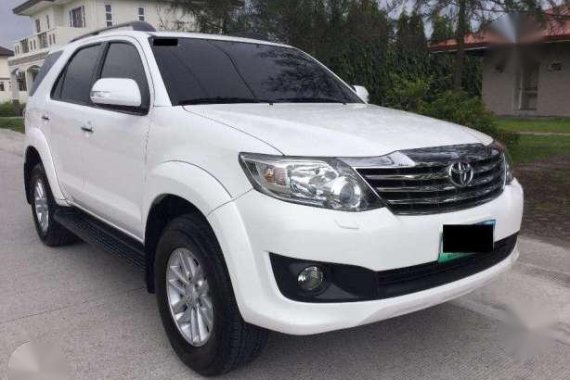 2012 Toyota Fortuner G AT Diesel Casa maintained 2010 2011 2013