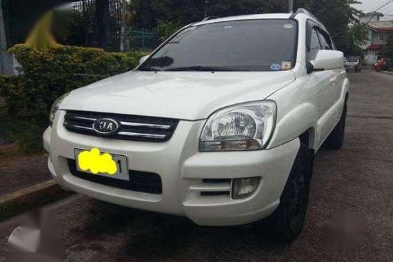 2008 Kia Sportage AT White SUV For Sale 