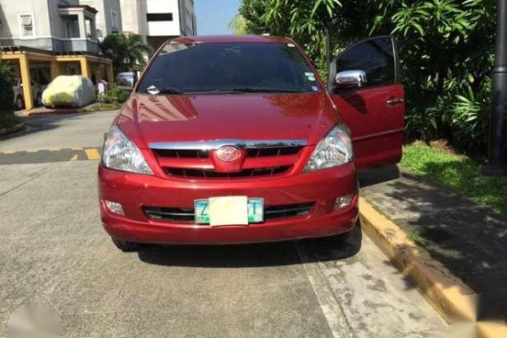 Innova diesel Van red for sale 