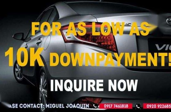 ToyotaVios for as LOW as 10k DP!! 