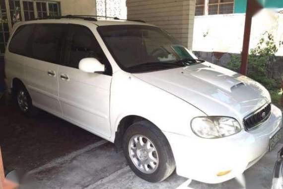 2001 Kia Carnival Turbo Diesel AT White