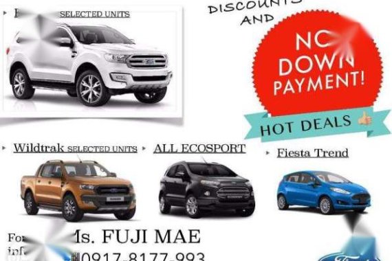 Ford Everest Ford Ecosport Ford Ranger Low Down Promo