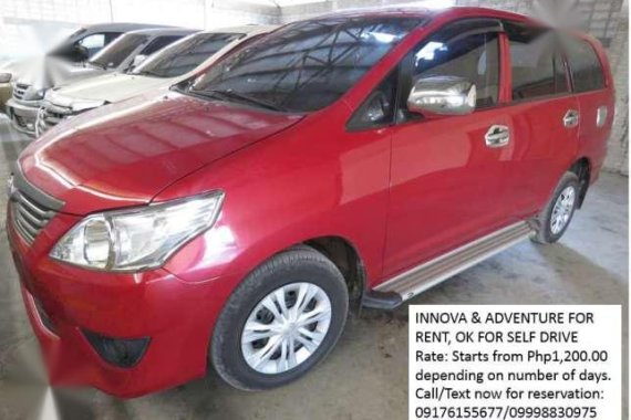 For sale Innova Assume balance