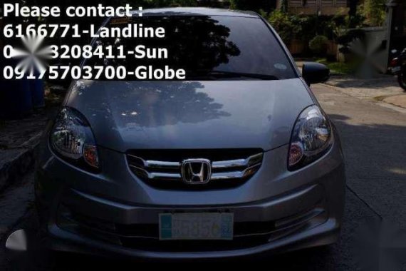 2015 All New Honda Brio Amaze 13E sedan