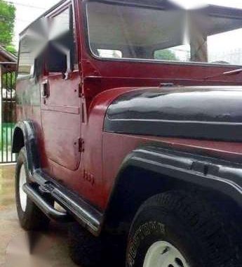 Mitsubishi Jeep 1996 MT Red SUV For Sale 