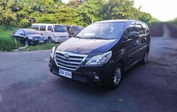 2014 Toyota Innova G 2.5 AT Black For Sale 