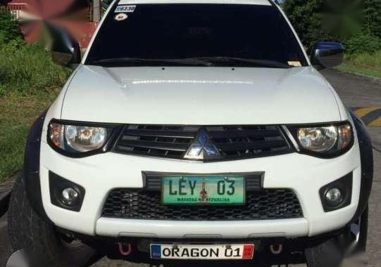 2012 Mitsubishi Strada MT White For Sale 