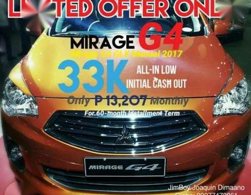 Brand New 2017 Mitsubishi Mirage G4 GLX MT For Sale