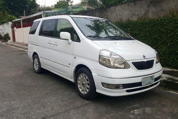 Nissan Serena 2002 WHITE FOR SALE
