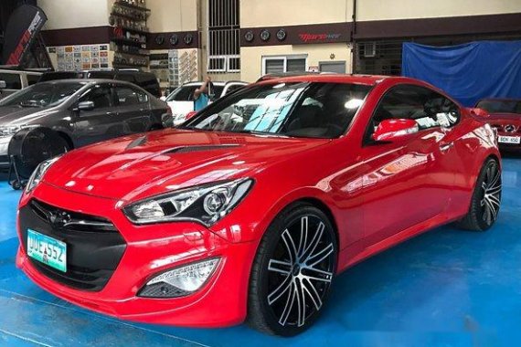 Hyundai Genesis 2013 RED FOR SALE