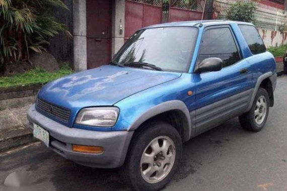 1997 Toyota RAV4 3DOOR 4X4 Blue For Sale 