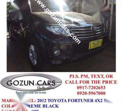 2012 Toyota Fortuner G Diesel Manual for sale 
