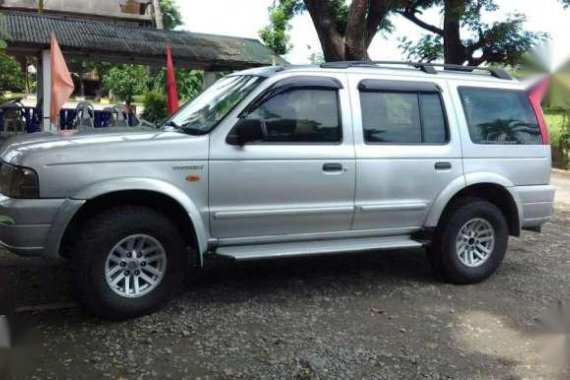 Ford Everest 2004 Manual Silver For Sale 