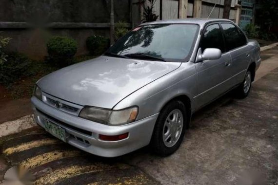 Toyota Corolla Xe 1997 MT Silver For Sale 