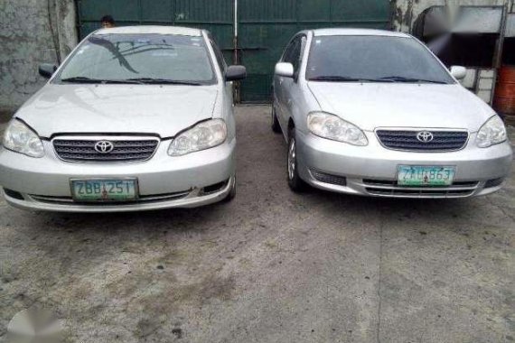 2005 TOYOTA COROLLA ALTIS MT & AT for sale 