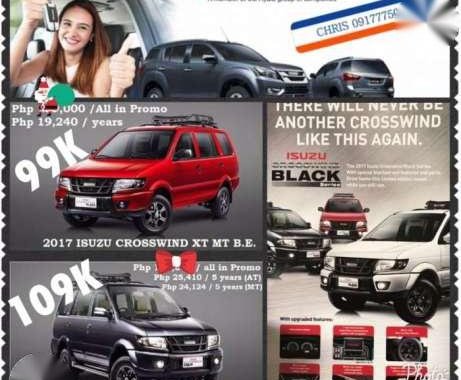 New 2017 Isuzu Crosswind Units All in Promo 