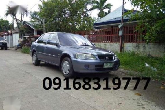 Honda City Type Z 2002 MT Blue For Sale 