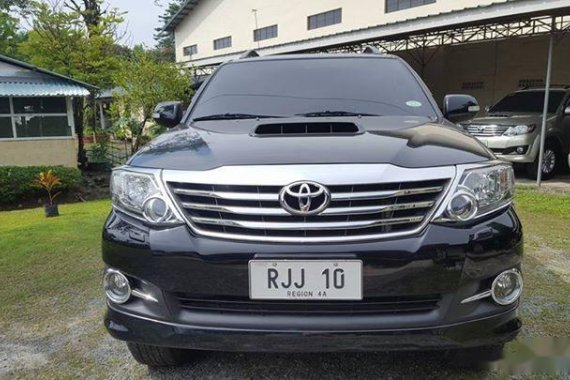 Toyota Fortuner 2015 P950,000 black for sale