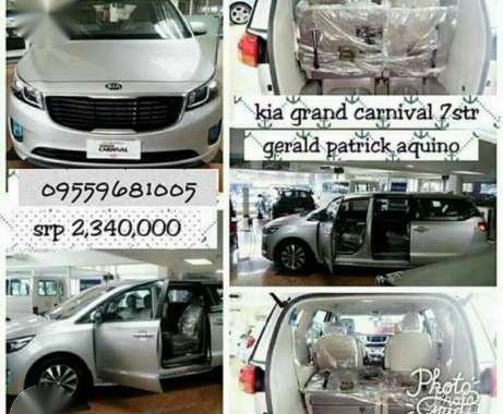 Kia Grand Carnival 7 seaters gold