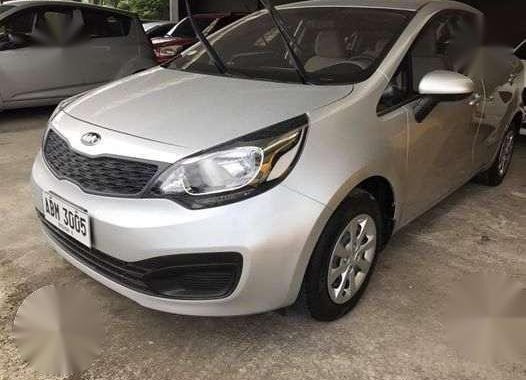 2015 Kia Rio MT Silver Sedan For Sale 