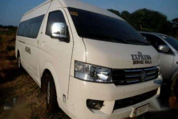 2015 Foton View Traveller White For Sale 