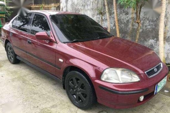 Honda Civic 1998 Lxi Automatic Red For Sale 