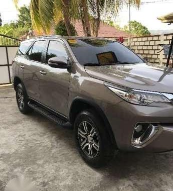 Toyota Fortuner 2017 G 4x2 Brown For Sale 