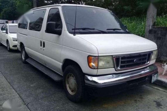 2004 Ford E150 AT White Van For Sale 