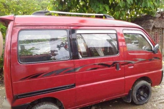 Fresh Suzuki Multicab Van MT Red For Sale 