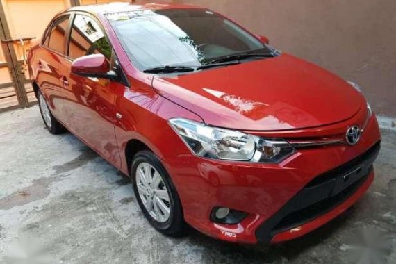 2017 Toyota Vios E Dual VVTi AT Red For Sale 