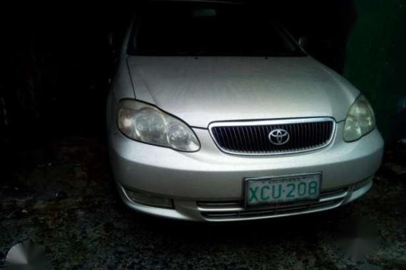 Toyota Corolla Altis 2002 1.6E Silver For Sale 