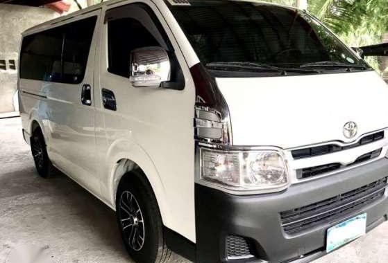 Almost New 2013 Toyota Hiace Commuter Van MT For Sale
