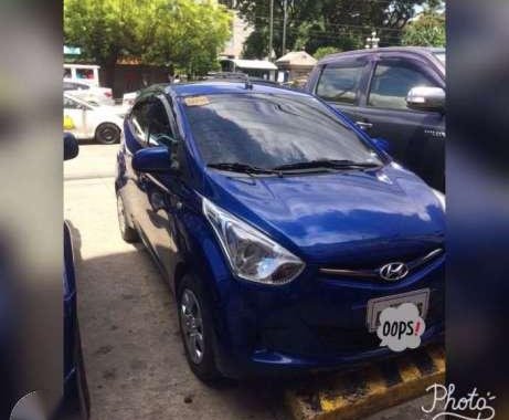 Hyundai Eon 2016 0.8 MT Blue For Sale 