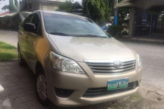 Toyota Innova E Diesel 2012 Beige For Sale 